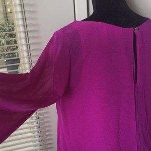 Jennifer Lopez Fuschia Blouse